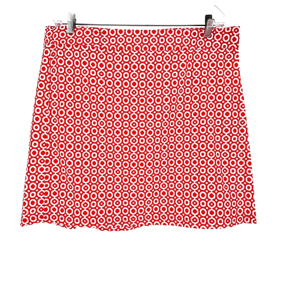 RipSkirt Hawaii Dot Quick‎ Wrap Skirt Women's XL Orange Aloha Resortwear Beach